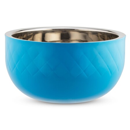 Bon Chef Diamond Coll Cold Wave Bowl Inc. Cover   12" Dia X 6 1/2" H  7 Qt 9316DICARIBBEANBLUE